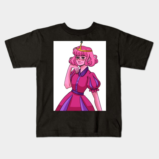 Princess Bubblegum~ Kids T-Shirt by supernovart61